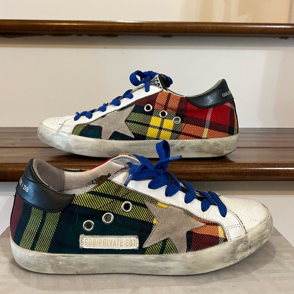 Golden Goose Private Edition Superstar -Plaid Vintage
